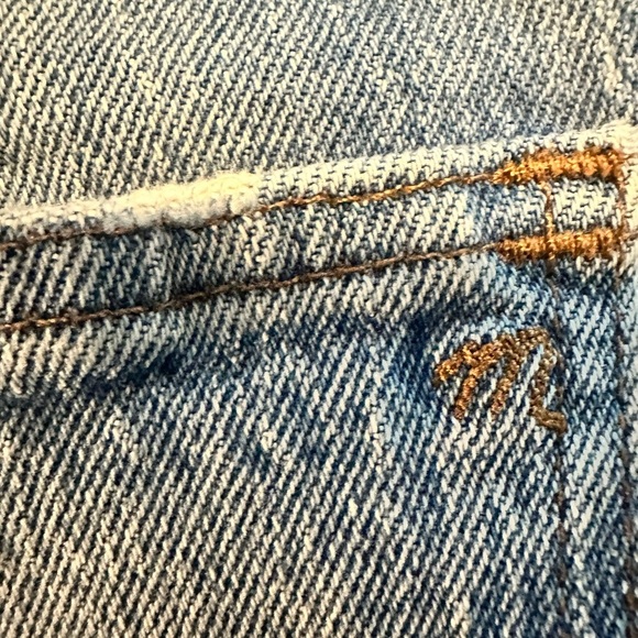 Madewell The Perfect Vintage Jean  Size 28 Distressed Knee - Picture 2 of 8